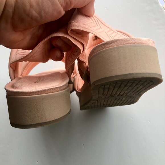 UGG's KOOLABURRA Anida Sandal in Almost Apricot with Tan platform & soles US8 - Picture 14 of 16